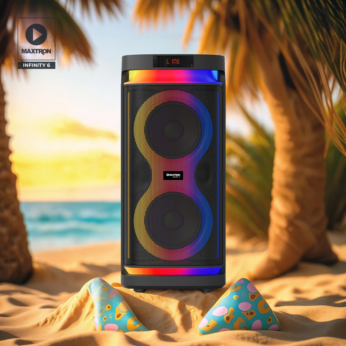 Torre de Sonido 6.5"x2 Infinity 6" MX613d