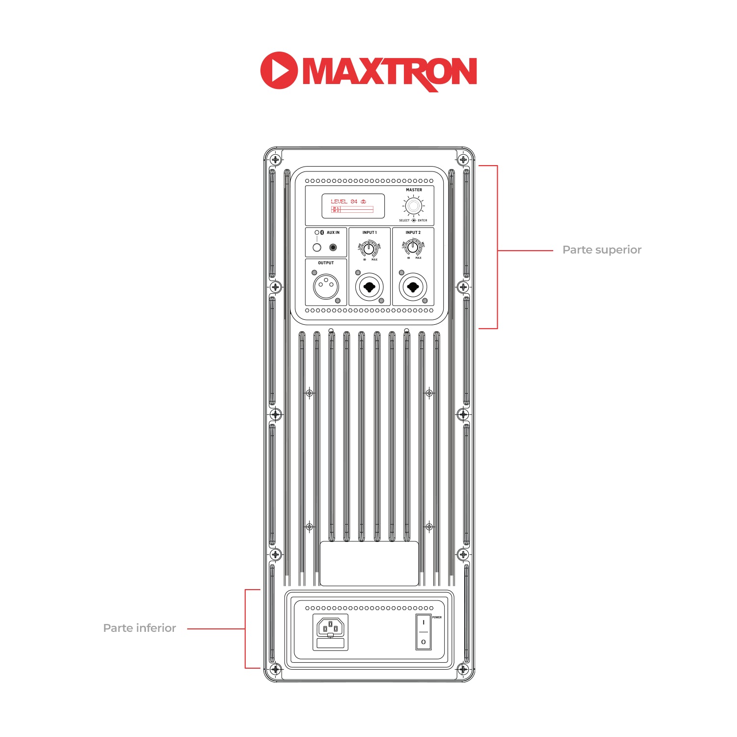 Parlante Semi-Profesional 15" Evolution Pro Max MX3000PRO